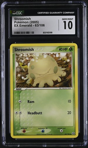 Shroomish graded CGC 10 for sale on eBay
