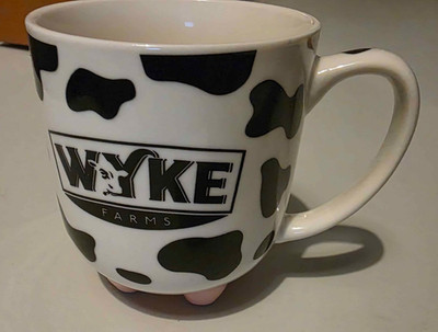 Wyke Farm Kuh Euter Becher Cheddar Käse Somerset Neuheit 3D Kaffee Tee Tasse