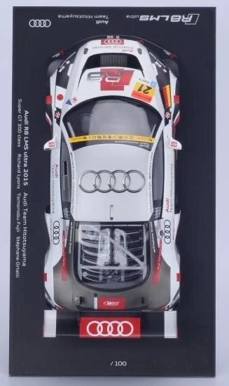 1/18 Audi R8 LMS ultra #21 Hitotsuyama Racing Super GT300 2015 Spark Model - Image 3 of 4