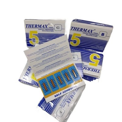 1PC 5-grid H temperature test paper 216-249 degrees Celsius 5-grid H *vy