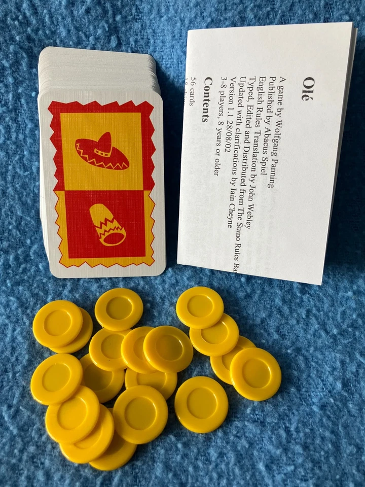 OLE! German Edition Strategy Card Game Abacus Spiele 1995 Complete - Image 3 of 3