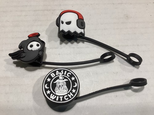 3 Pc Straw Cover Cap for Stanley Cup - Silicone - Straw Topper - Halloween