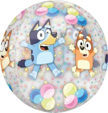 Bluey & Bingo 16'' Anagram Orbz Balloon Birthday Party Decorations