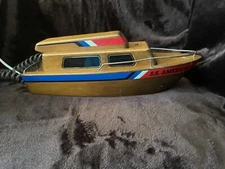 Vintage 1970s Telemania SS America Foghorn Ringer Telephone Boat Yacht Landline