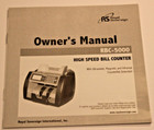 Owner’S Manual - Royal Sovereign Rbc-5000 High Speed Bill Counter