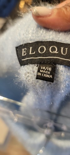 FLAUSCHIGE HELLBLAUE DAMENSHORTS VON ELOQUII GRÖSSE 14/16 neu mit Etikett - Bild 3 von 7