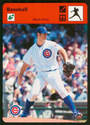 Mark Prior Reds 2005 Leaf Sportscasters Mark Prior #28 Red Throwing-Bat /35 Chicago ...