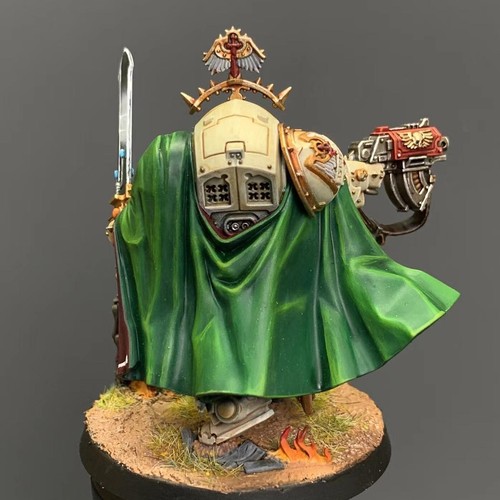 Warhammer 40K Belial, Grand Master Of Deathwing Dark Angels Painted 40000 GW - Picture 3 of 4