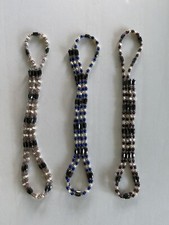 3+1 Sale! Magnetic Hematite Necklaces 1 Lapis lazuli & Purple Crystals & Pearls
