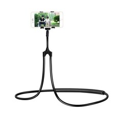 For iPhone 15/Pro/Max/Plus - Lazy Neck Phone Holder Stand Desktop Bed Mount Long