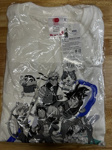 OFFICIAL Japanese Olympic Committee Anime Tee (WHT-JOC-XL)