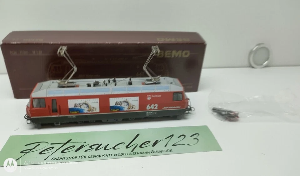 BEMO H0m DC 1259 112 RhB Ge4/4 III Nr. 642 Elektrische Neubaulokomotive / "MI