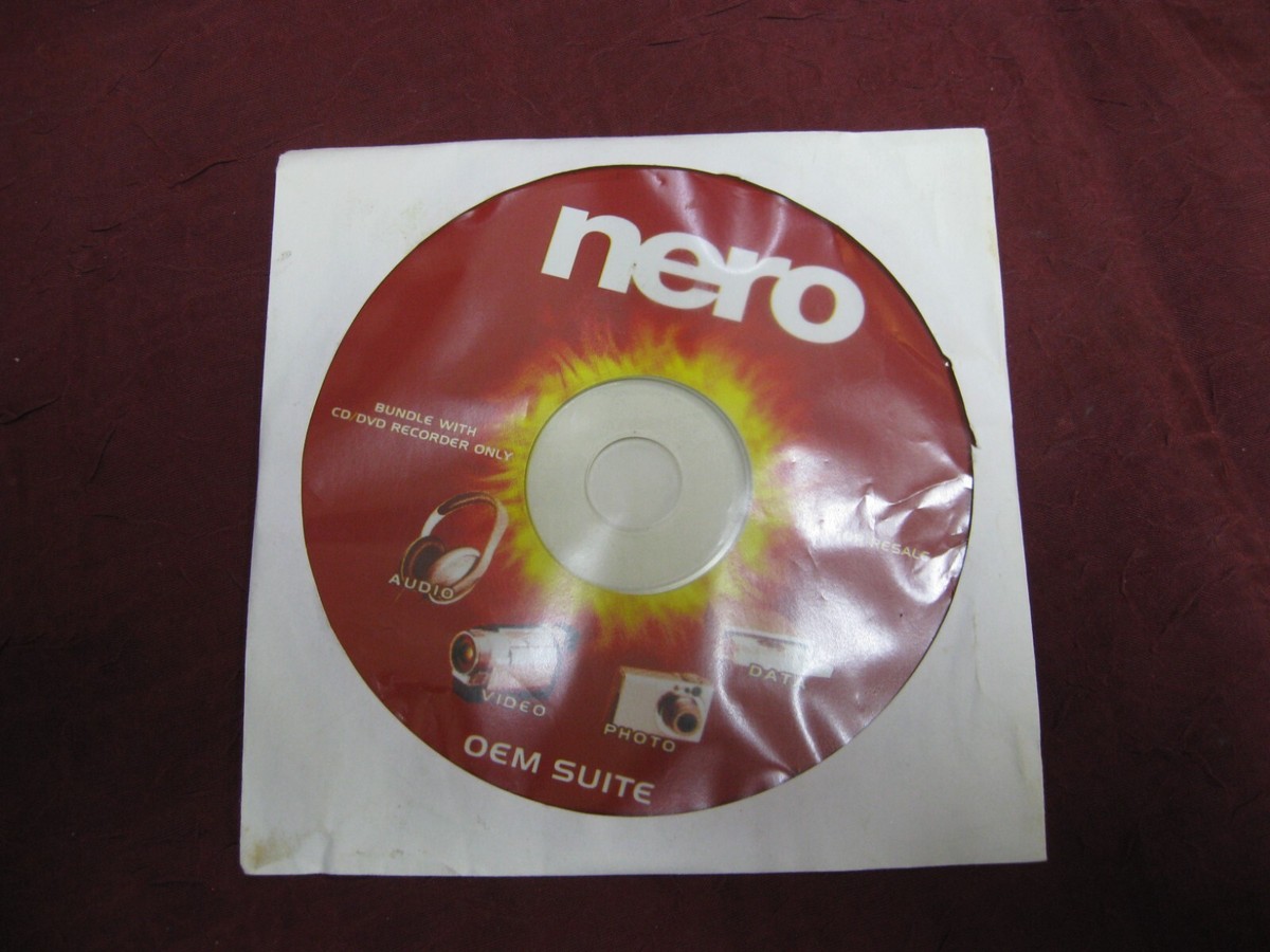 NERO OEM Suite CD & DVD Burning Software with Serial Number, CD