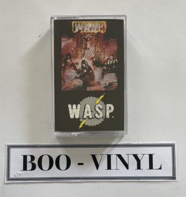 W.A.S.P. - WASP - Self Titled Cassette tape TCFA 3201 heavy metal EX / EX  con