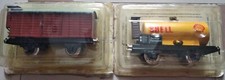 Trenini in latta Deutsche 1939, Vagone Merci (Raichshabo) e Cisterna (SHELL)