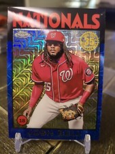 2021 Topps Series 1 3th 1986 Josh Bell Blue Refractor #112/150