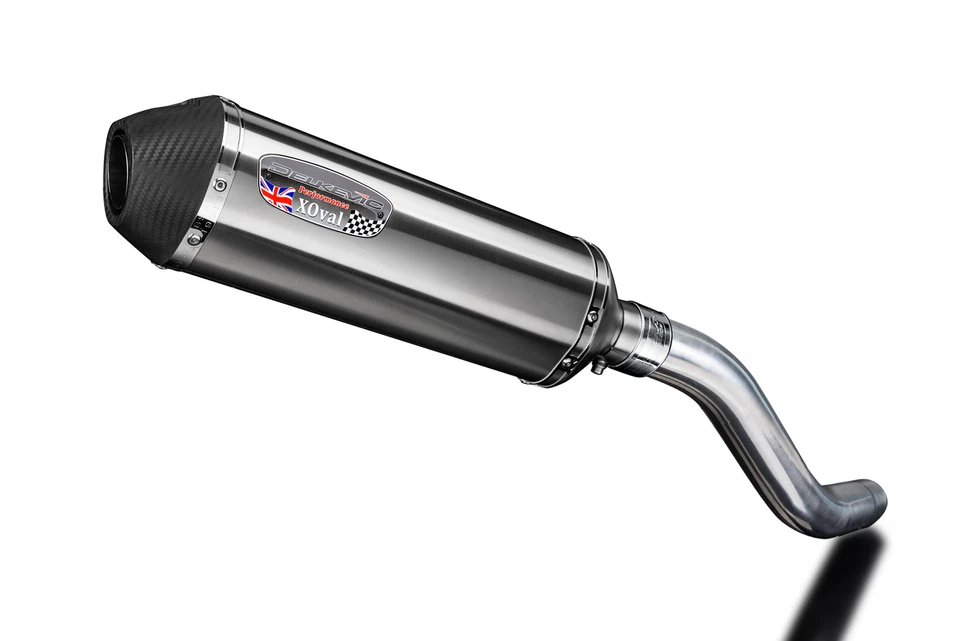 Kit silenciador de escape Kawasaki Z800 2003-2016 13,5" X-Oval aço inoxidável - Imagem 3 de 4