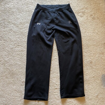 Vanderbilt Commodores Under Armor Fleece Pants Joggers Black Team Issued Mens L