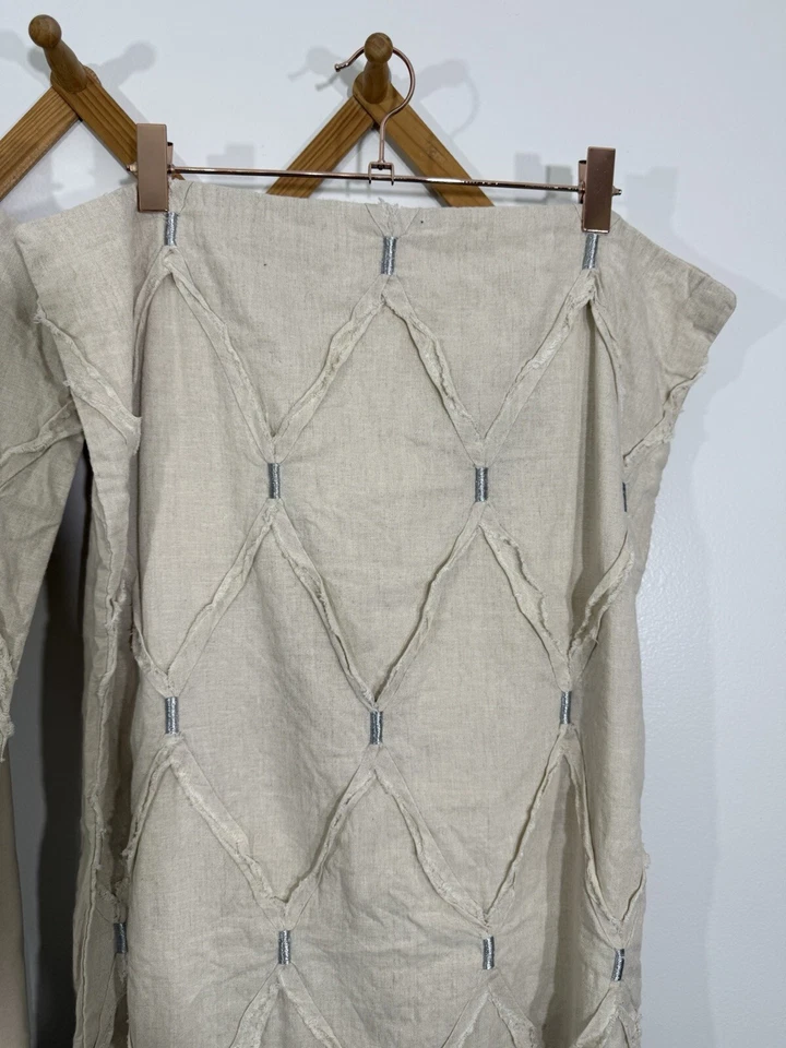 Lote de fundas de almohada de lino Surya King Foto 2 de 4