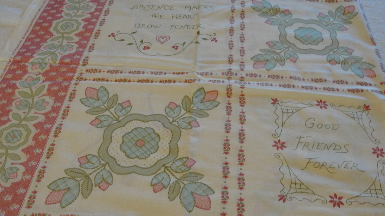 ENCHANTED COTTAGE Panel Wall Hanging Quilt Kit Kaye England Benartex