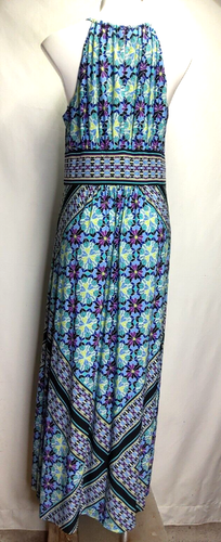 Roz &Ali Womans Multicolor Sleeveless Sundress Maxi Dress Size 16 Empire Waist - Picture 6 of 11