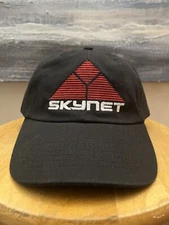 Skynet Logo Strap Back Hat Terminator Ai Intelligence Matrix Black