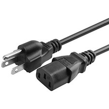 3 Prong AC Power Cord for HP LaserJet Enterprise Printer s 