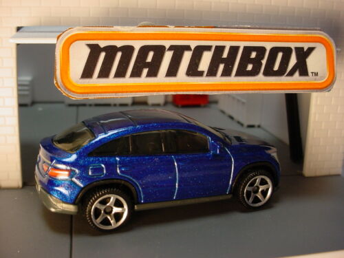 2019 AUTOBAHN EXPRESS Design '15 MERCEDES-BENZ GLE COUPE ☆blue☆Matchbox LOOSE - Picture 1 of 3