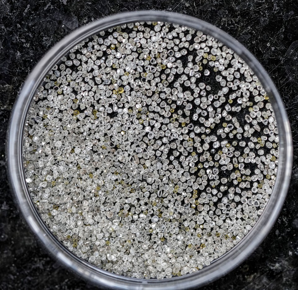 White Yellow 1.00CT Natural Rough Loose Tiny White Diamond, Uncut Raw ...