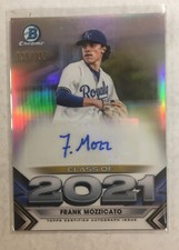 2021 Bowman Draft Chrome Frank Mozzicato Class of 2021 Auto #d 136/250
