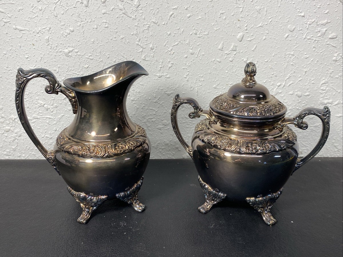 Vintage Rogers Bros 1847 Heritage IS Silverplate Tea & Coffee Set