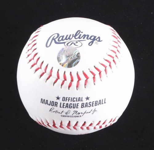 ERIC GAGNE Signed OML Los Angeles Dodgers Logo Baseball (All World Memorabilia) - Picture 9 of 9