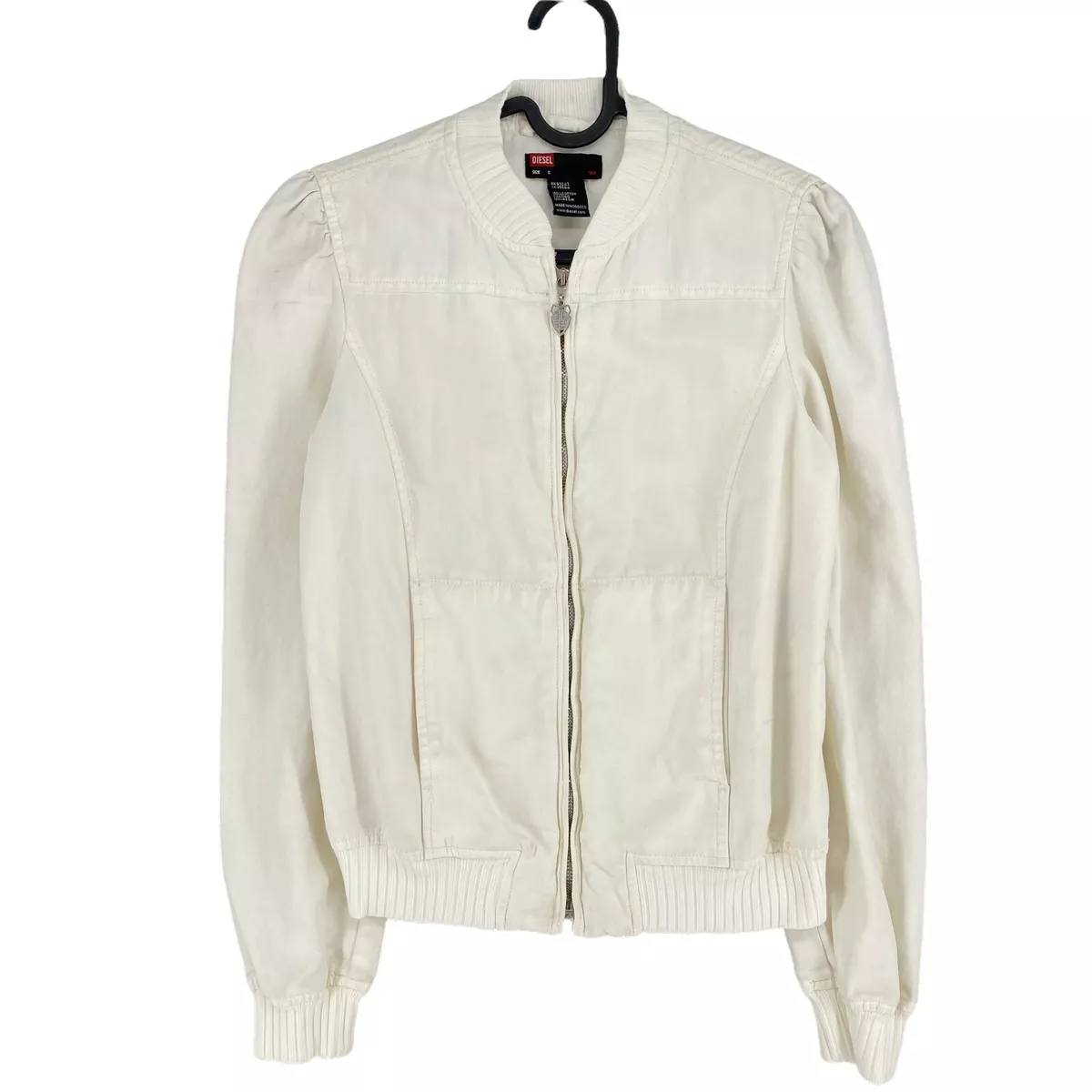 Cream cotton jacket sale