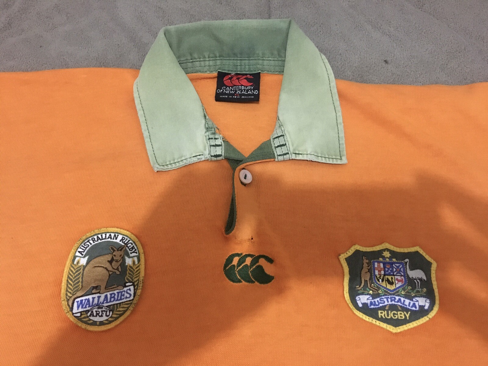 Vintage Canterbury Australia Wallabies Rugby Jersey Long Sleeve Extra