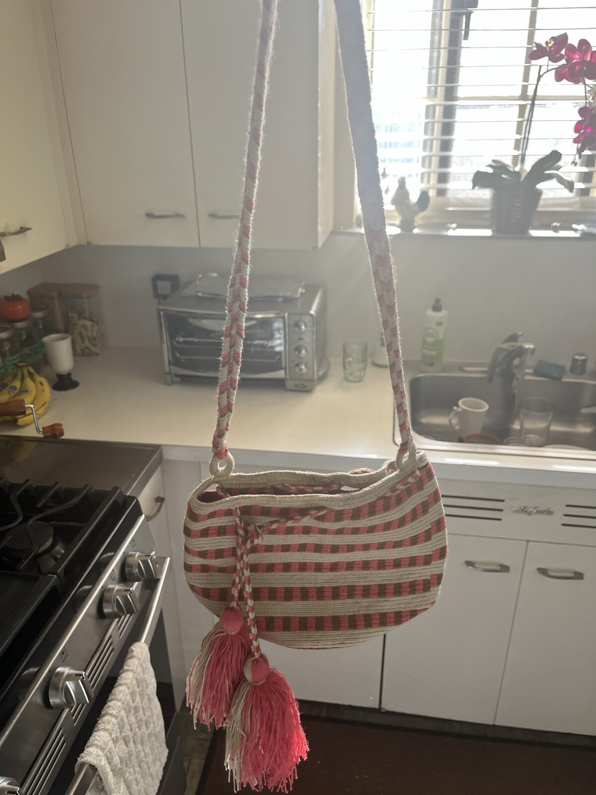 Guanabana Small Single Strap Drawstring Crossbody… - image 1