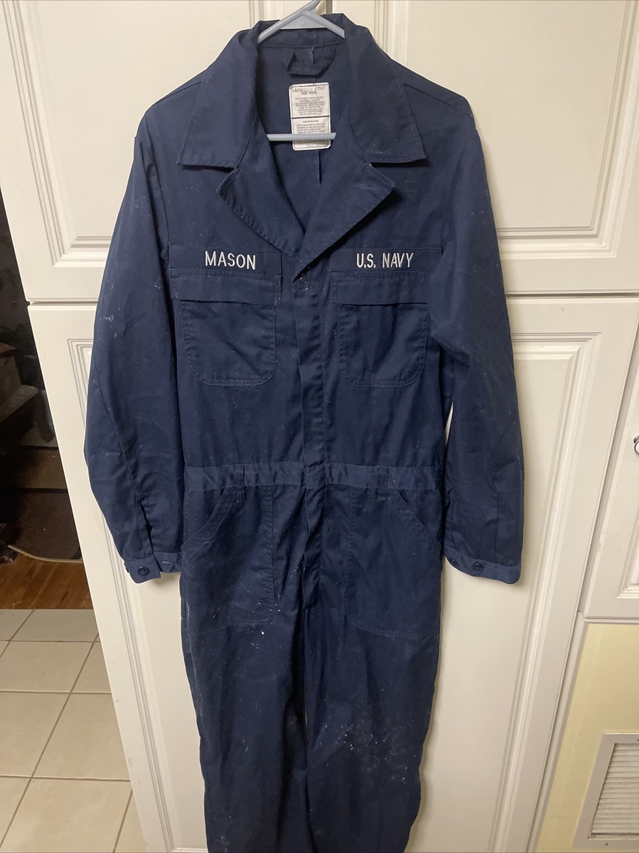 【KOOLOSET】Heavy Uniform Over MTM 40 XXL US NAVY SAILOR BLUE  Utility 40 XXL JUMPSUIT
