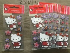 Hello Kitty Sandylion Essentials ~ scrapbooking ~ 2 dimensional ~ lot of 8 sets 