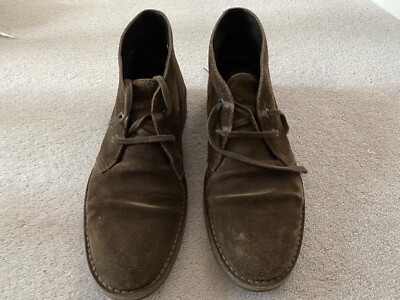Salamander Dunkelbraun Wildleder Herren Leder Stiefel Gr: Eu41