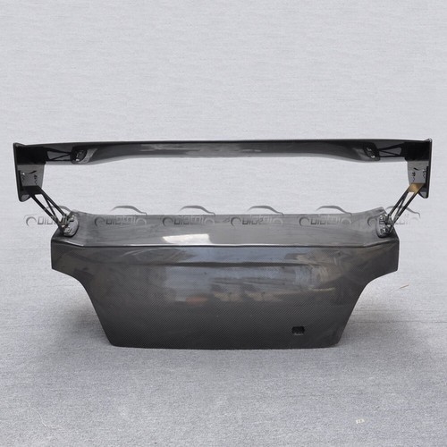 Carbon Fiber For Mitsubishi Lancer EVO 7 8 9 10 Rear Trunk Spoiler Boot Lip Wing - Picture 12 of 12
