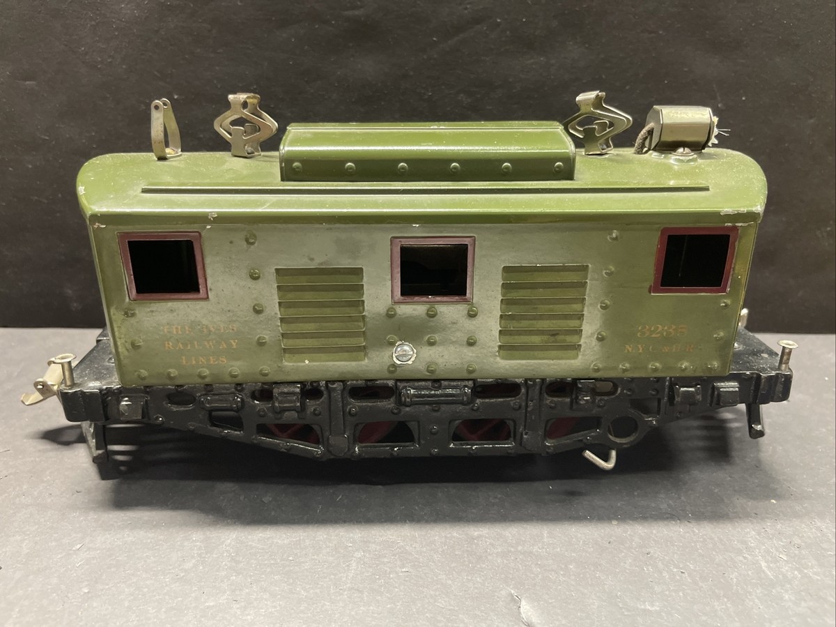 Ives Railway Line Electric Locomotive 3235 Standard Gauge Olive
