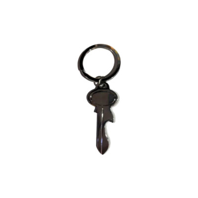 Schlüsselanhänger mit Flaschenöffner in Schlüssel Form Metall Kapselheber