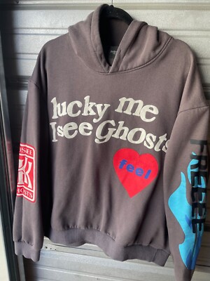 Heren Kanye Lucky me I See Ghosts Sweater, Groen, S