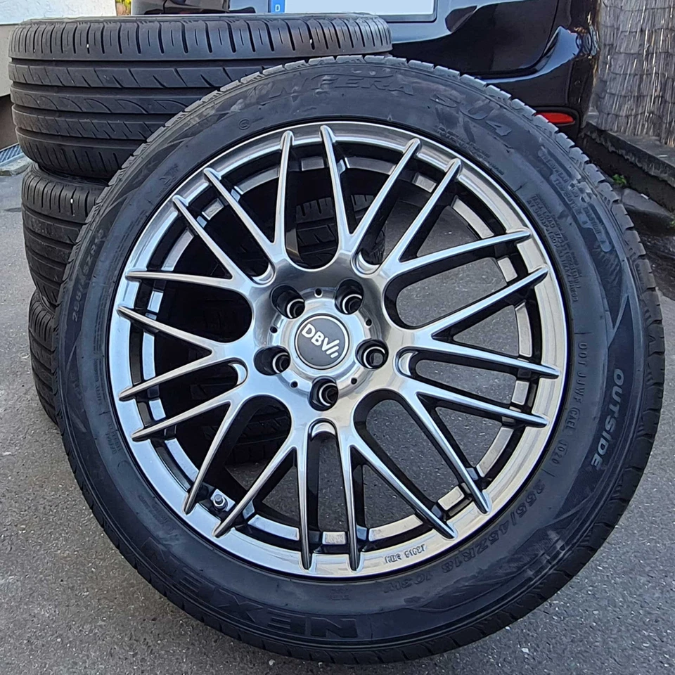 Sommerräder 255/45/18 DBV 5KS 003 für Audi & Mercedes Kompletträder Alufelgen - Bild 2 von 3