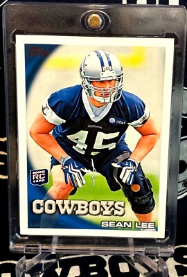2010 TOPPS Dallas Cowboy SEAN LEE Rookie RC #107 Penn State Nittany Lions PSU