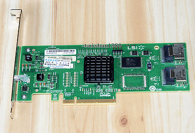 LSI SAS-3081E-R 3Gb/s 8 Port SATA/SAS 1068E Host Adapter Controller Card PCI-E