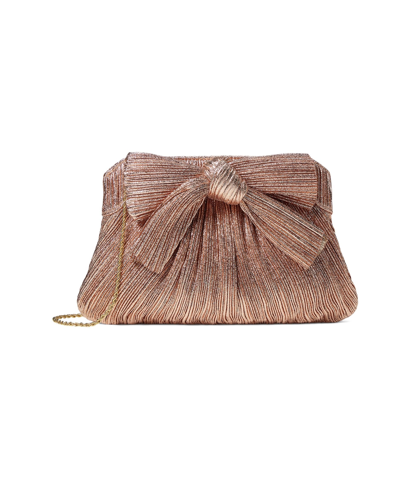 Клатч на плиссированной раме от Loeffler Randall Rayne с бантом Dune One Size 48890₽