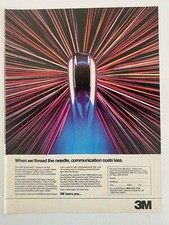 3M Video Data System Vintage 1983 Print Ad