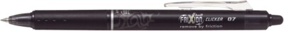 3x Pilot BLRT-FR7-B Tintenroller FriXion Clicker 0,4 mm schwarz