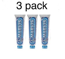 3pack MARVIS Aquatic Mint toothpaste 85ml / 4...