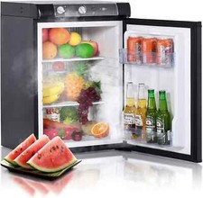 12V/220V/Gaz Frigo Trimixte 60L Frigo Camping Mini Frigo Réfrigérateur Portable
